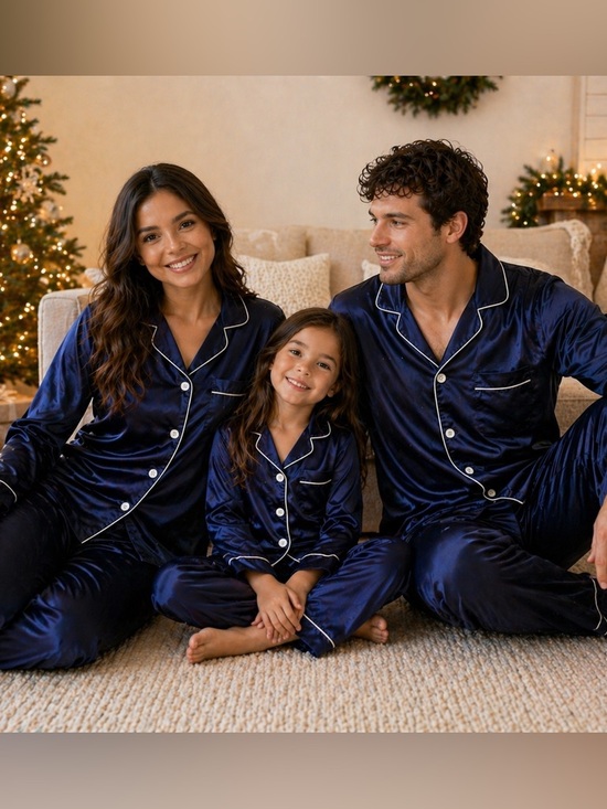 Other - NWOT: Family Satin Pajama Set